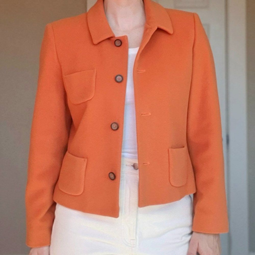 Vintage orange blazer